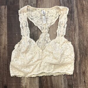 Intimately Free People Cream Lace Bralette